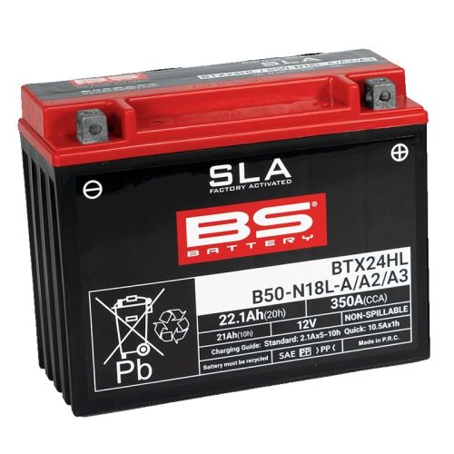 BS Battery BTX24HL Factory Activated Battery
