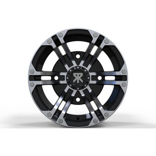 Traxion X-3 Wheel (Machined w/ Black)