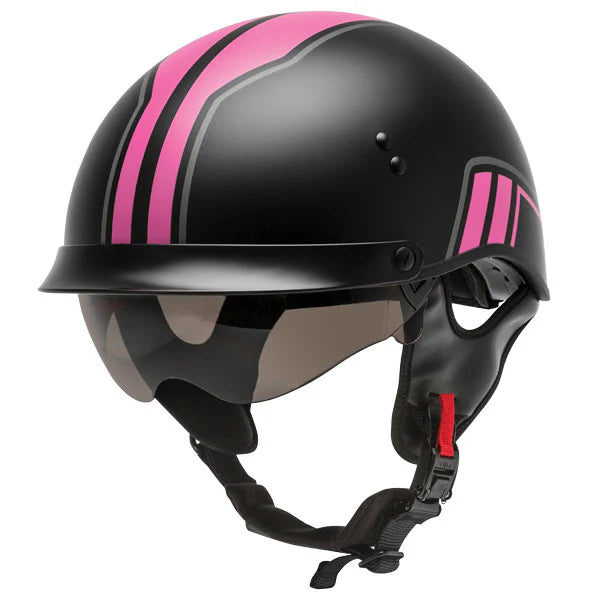 Gmax HH-65 Full Dressed Half Helmet
