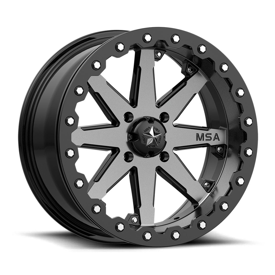 MSA Lok Beadlock Wheel (Charcoal Tint)