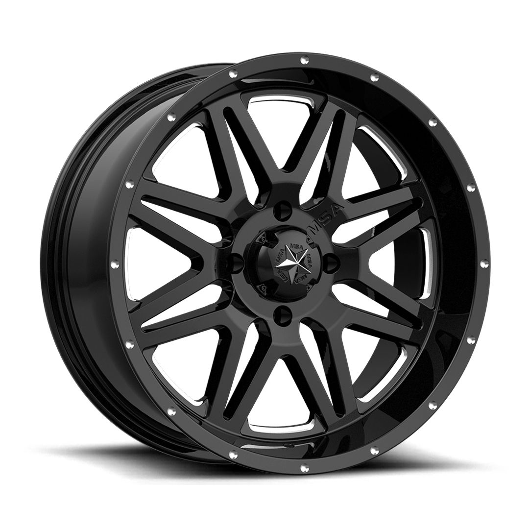 MSA Vibe Wheel (Gloss Black Milled)