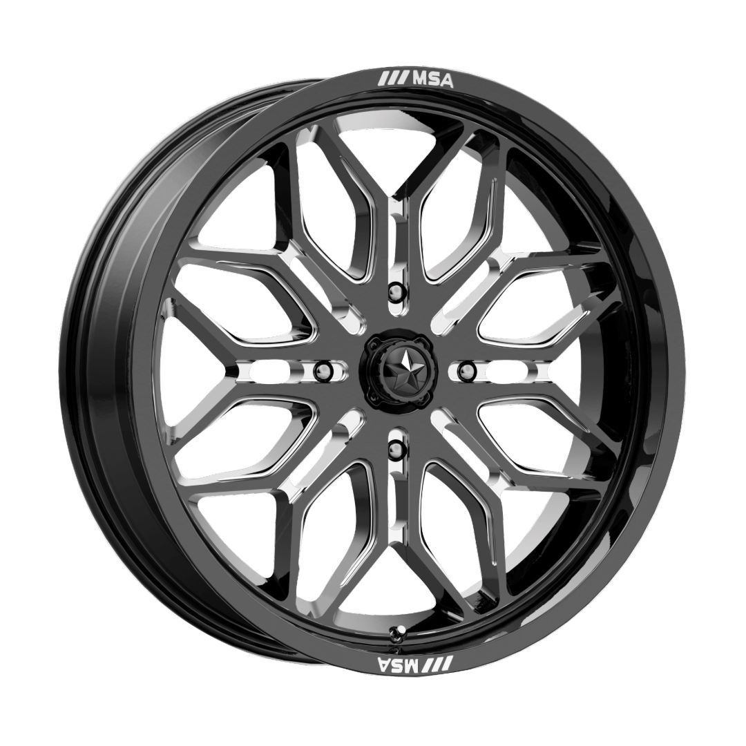 MSA Sniper Wheel (Gloss Black Milled)