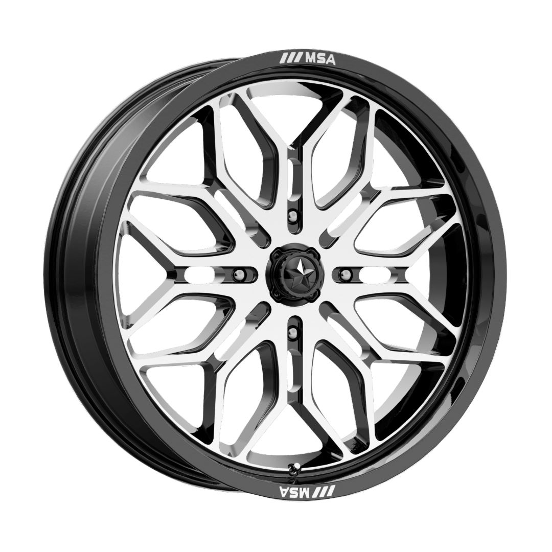 MSA Sniper Wheel (Gloss Black Machined)