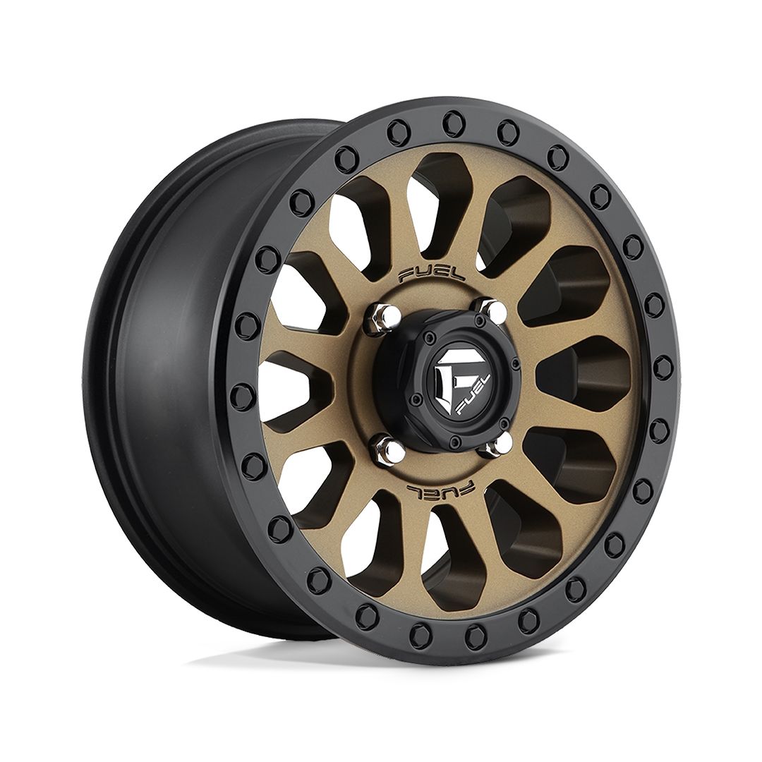Fuel Vector Wheel (Matte Bronze With Black Bead Ring)