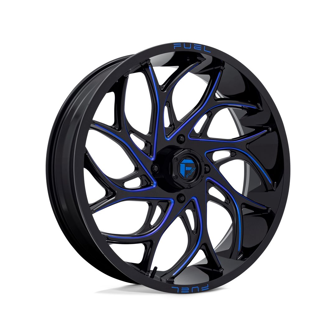 Fuel Runner Wheel (Gloss Black Milled Candy Blue)
