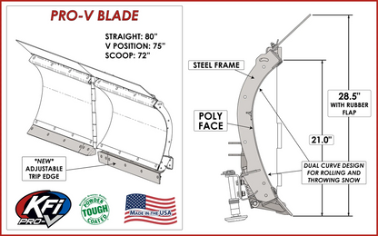 KFI 80" Pro-V Plow System