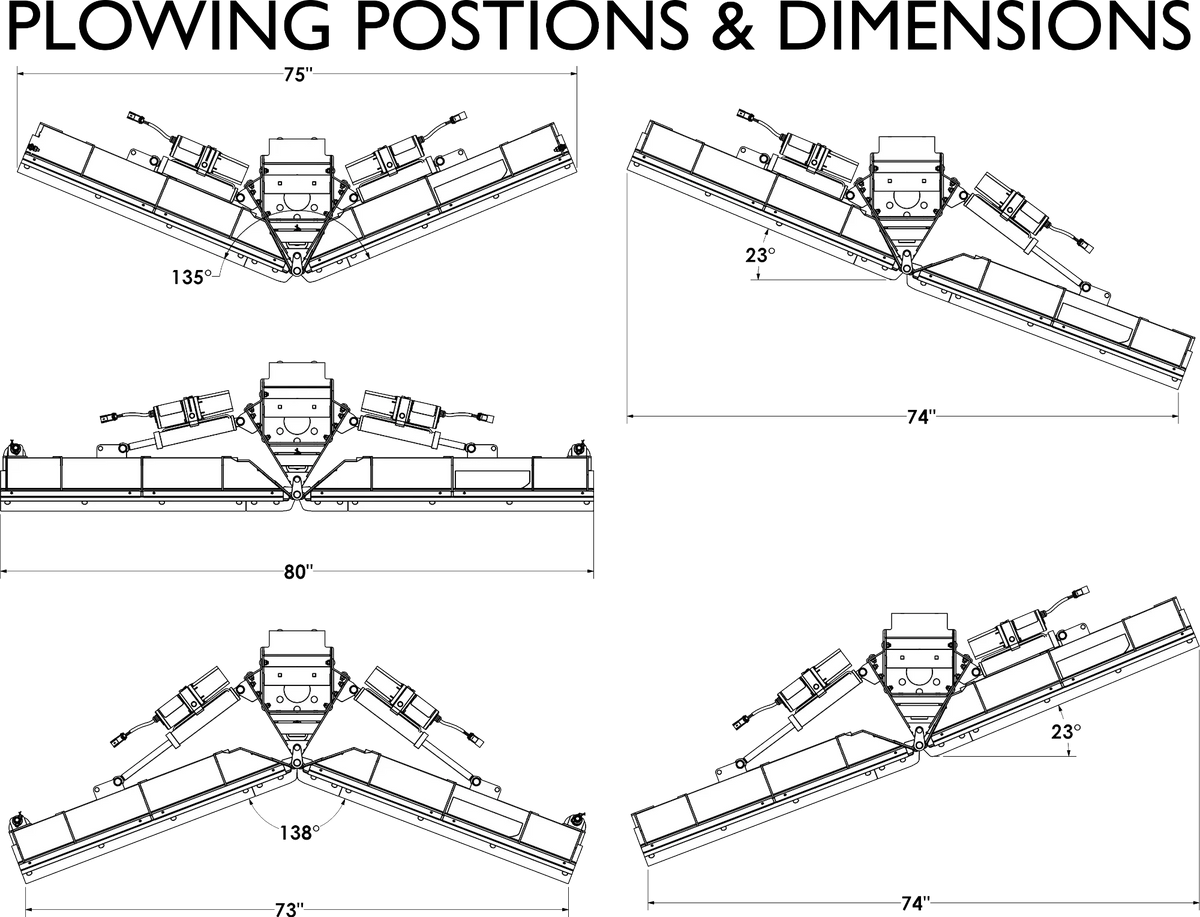 KFI 80" Pro-V Plow System