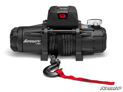 Superatv Atv & Sxs 12000lbs Winch With Wireless Remote & Synthetic Rope