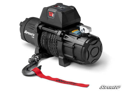 Superatv Atv & Sxs 12000lbs Winch With Wireless Remote & Synthetic Rope