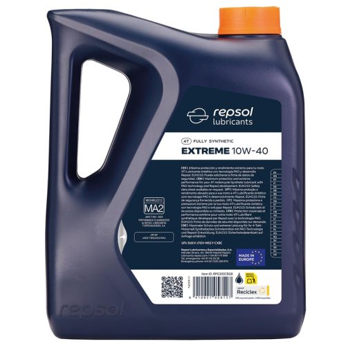 Repsol Fully Synthetic 10W-40 Extreme 4T Engine Oil