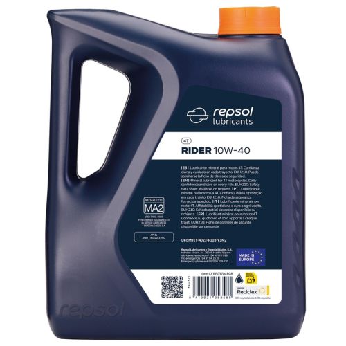Repsol Mineral 10W-40 Rider 4T Engine Oil