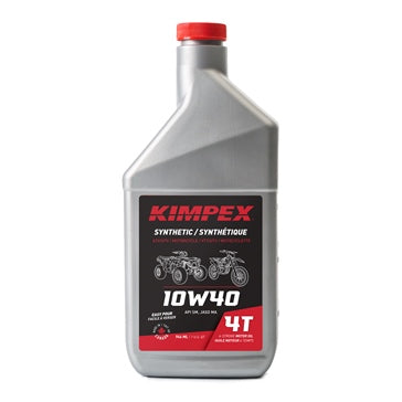 Kimpex Fully Synthetic 10W-40 Atv / Sxs / Motorcycle 4T Engine Oil