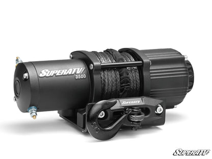 Superatv Atv & Sxs 3500lbs Winch With Wireless Remote & Synthetic Rope