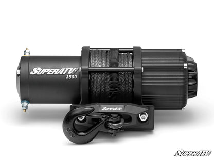 Superatv Atv & Sxs 3500lbs Winch With Wireless Remote & Synthetic Rope