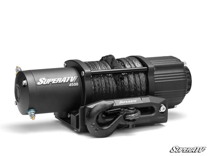 Superatv Atv & Sxs 4500lbs Winch With Wireless Remote & Synthetic Rope