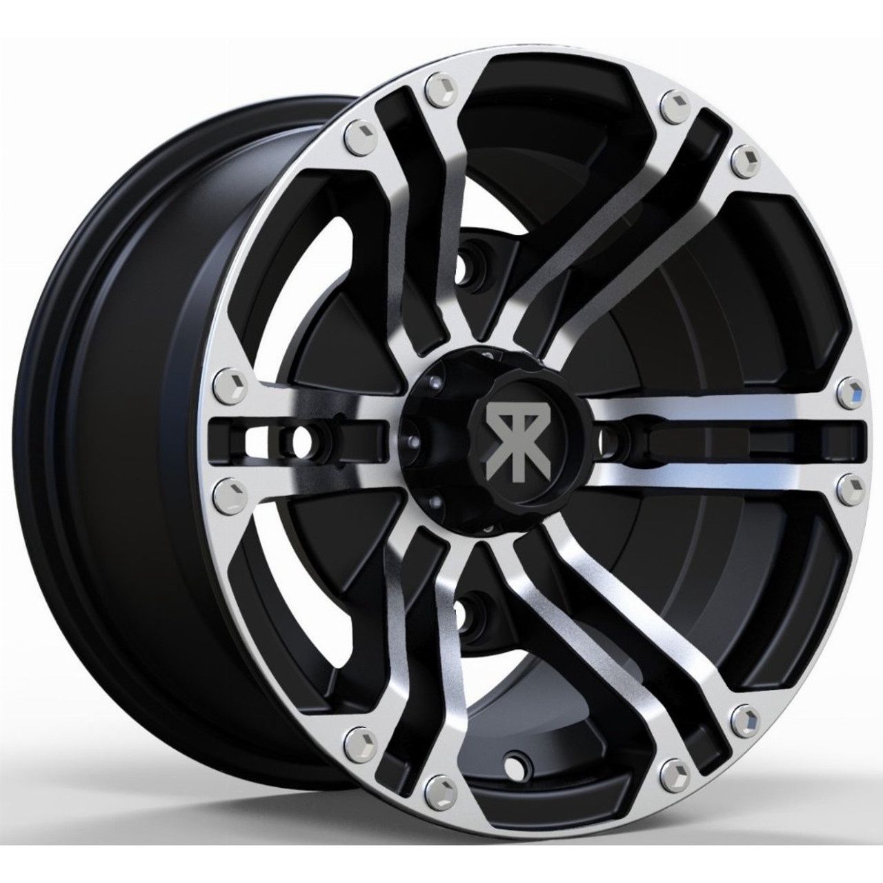 Traxion X-3 Wheel (Machined w/ Black) – DG Custom Atv Inc