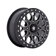 MSA Portal Beadlock Wheel (Gloss Black Milled With Gloss Black Ring)