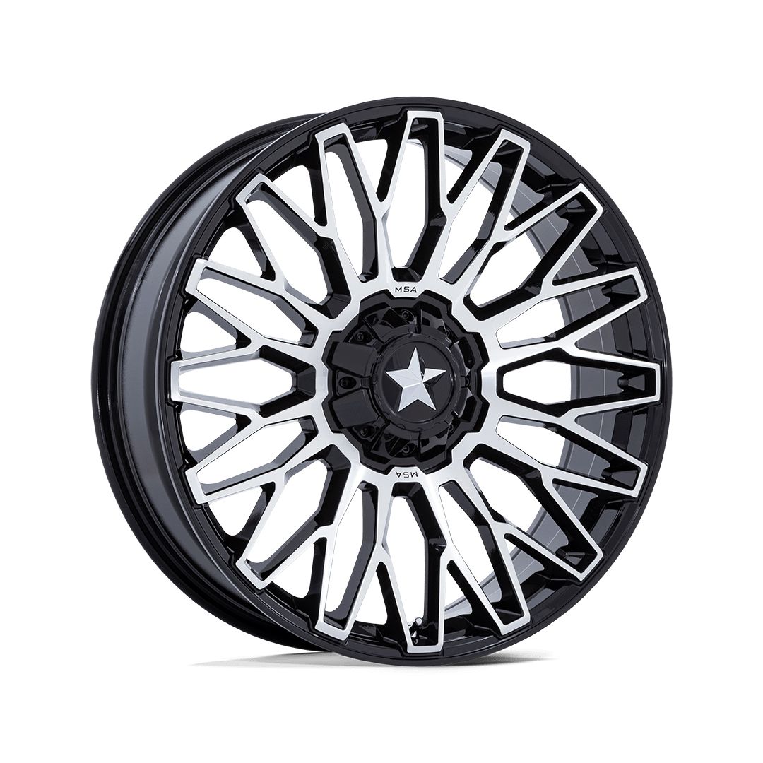 MSA Clubber Wheel (Gloss Black Machined)