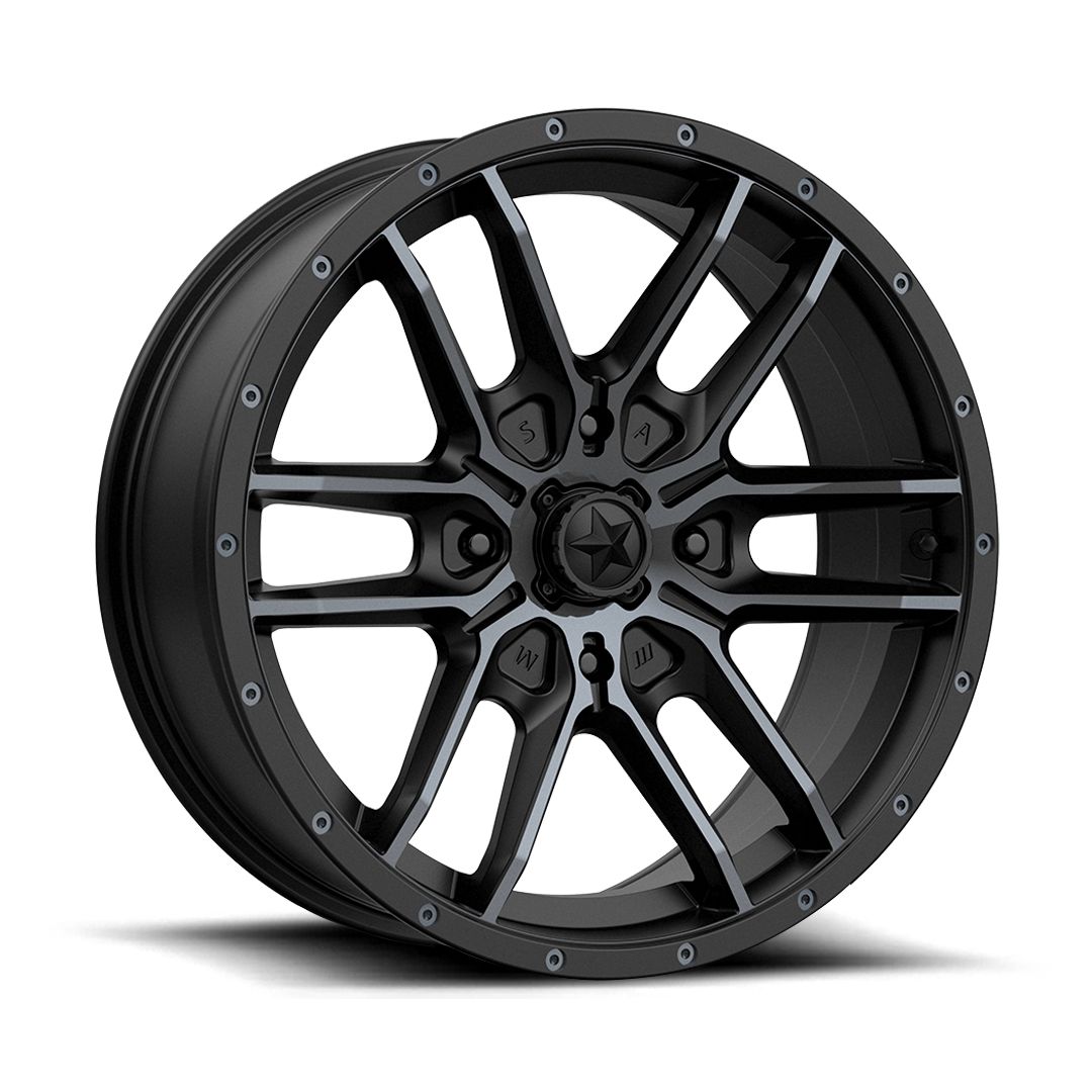 MSA Fang Wheel (Satin Black With Titanium Tint)