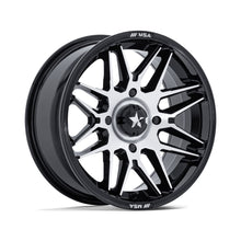 MSA Radar Wheel (Gloss Black With Machined Face)