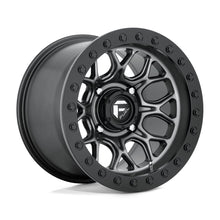 Fuel Tech Beadlock Wheel (Matte Gunmetal With Black Bead Ring)