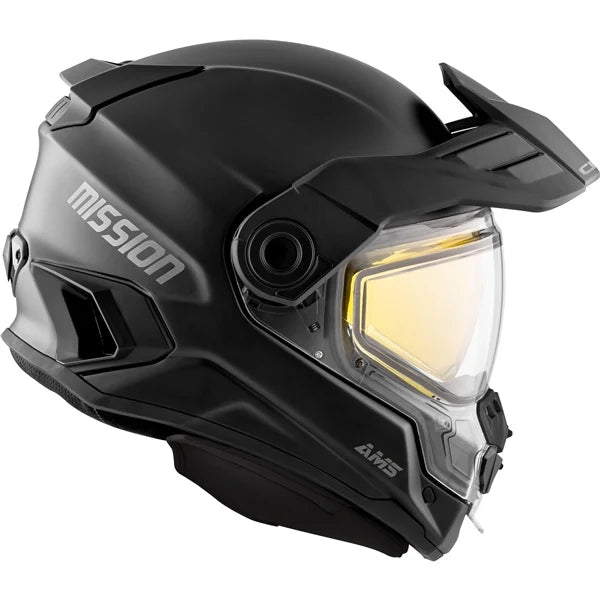 CKX Mission Free-Face Helmet Solid (Matte Black)