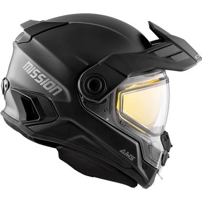 CKX Mission Free-Face Helmet Solid (Matte Black)