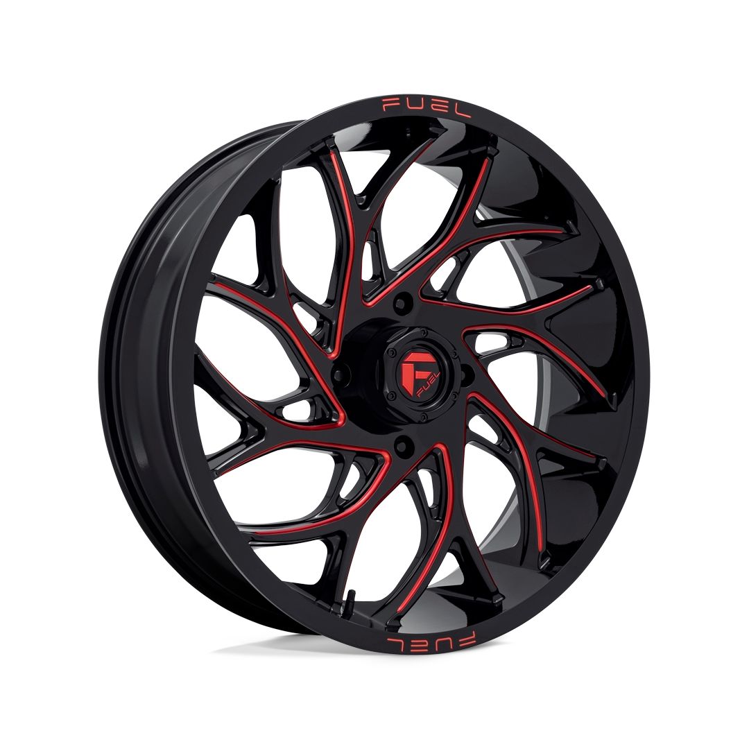 Fuel Runner Wheel (Gloss Black Milled Candy Red)