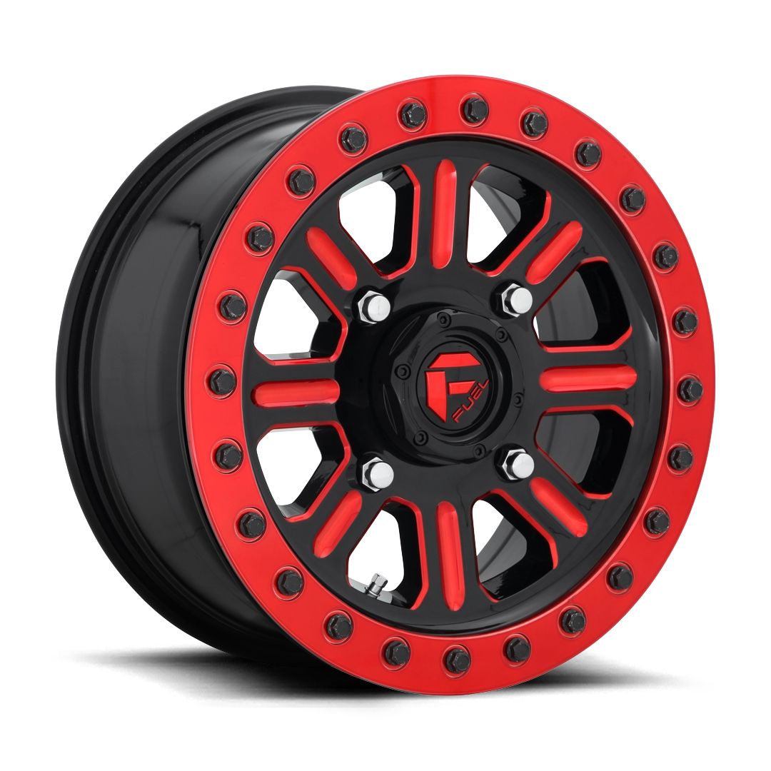 Fuel Hardline Beadlock Wheel (Gloss Black Red Tinted Clear)