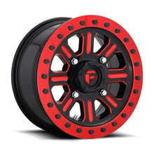 Fuel Hardline Beadlock Wheel (Gloss Black Red Tinted Clear)