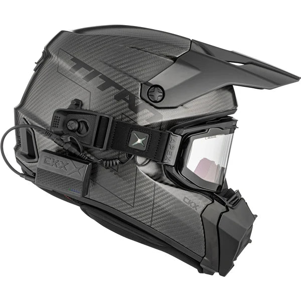 CKX Titan AMS Carbon Pro Helmet Solid - Apex Goggle included