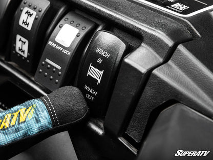 Superatv Atv & Sxs 6000lbs Winch With Wireless Remote & Synthetic Rope