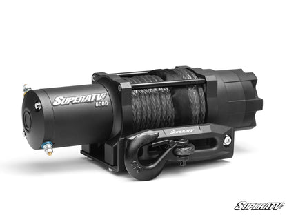 Superatv Atv & Sxs 6000lbs Winch With Wireless Remote & Synthetic Rope
