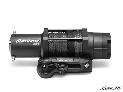 Superatv Atv & Sxs 6000lbs Winch With Wireless Remote & Synthetic Rope