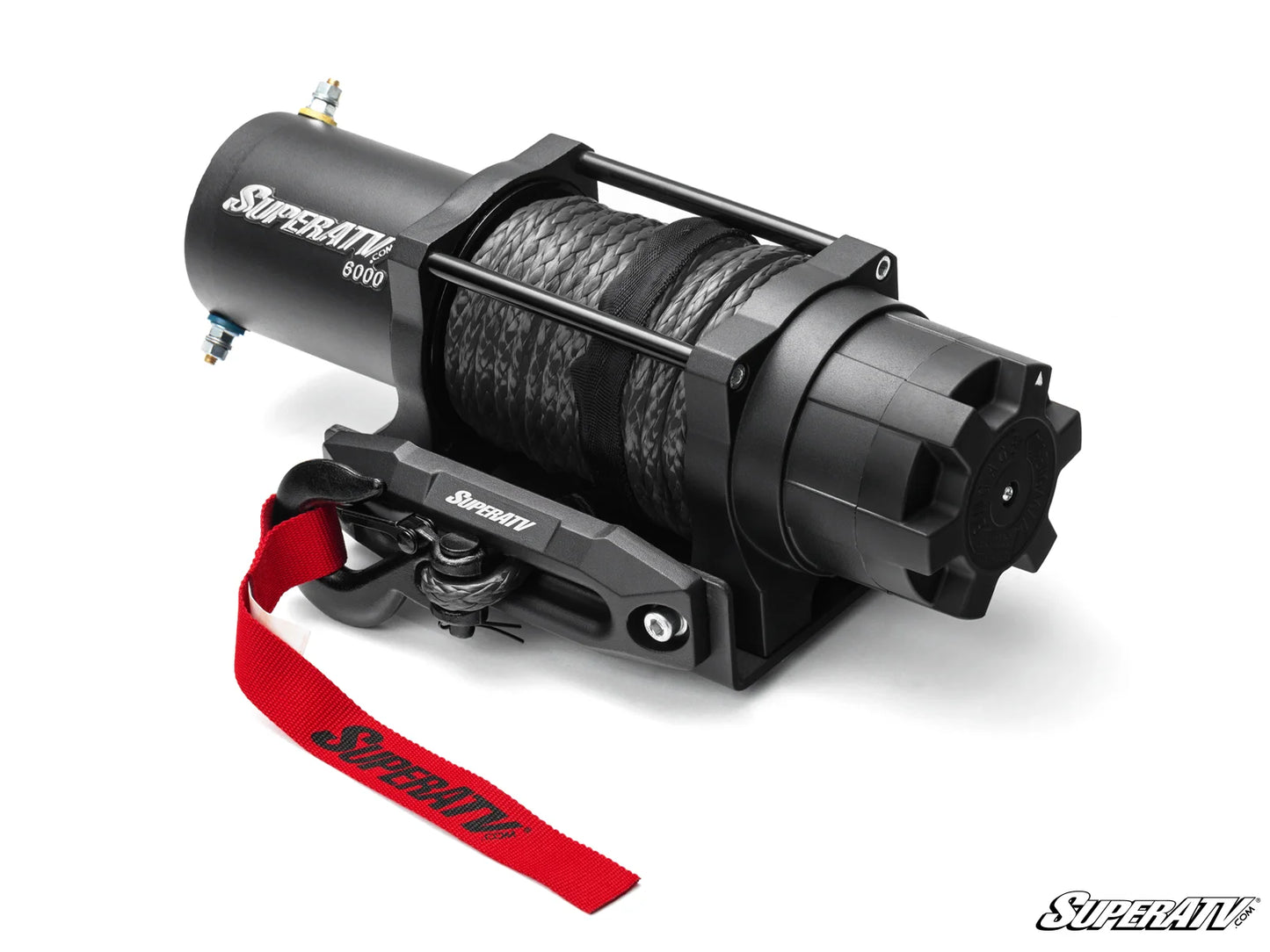 Superatv Atv & Sxs 6000lbs Winch With Wireless Remote & Synthetic Rope