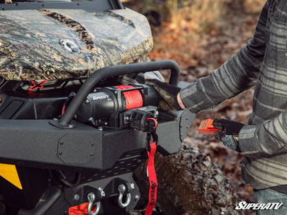 Superatv Atv & Sxs 6000lbs Winch With Wireless Remote & Synthetic Rope