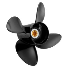 Solas Amita 4 Aluminum Propeller For Suzuki 8-20HP / 2-1-2" Gearcase (10 Tooth Spline & Thru Hub Exhaust)