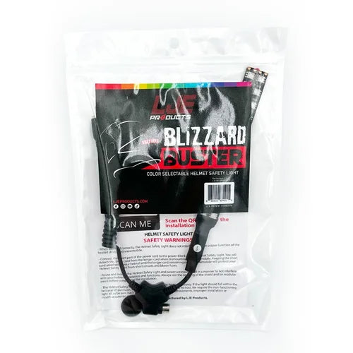 LJE Blizzard Buster - Colour Selectable Helmet Safety Light