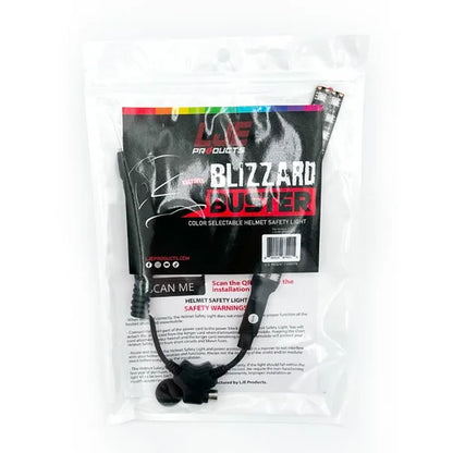 LJE Blizzard Buster - Colour Selectable Helmet Safety Light