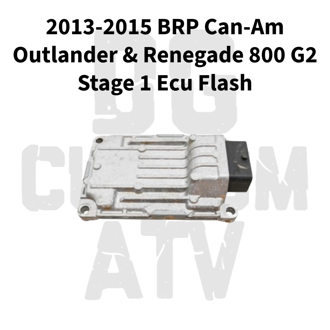 DG Custom Atv Ecu Flash Stage 1 For 2013-2015 BRP Can Am Outlander & Renegade 800 G2 (Stock Exhaust)