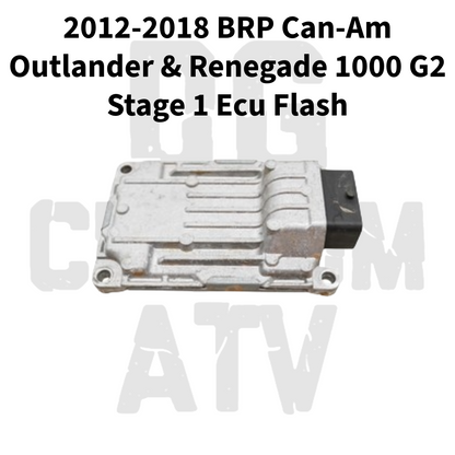 DG Custom Atv Ecu Flash Stage 1 For 2012-2018 BRP Can Am Outlander & Renegade 1000 G2 (Stock Exhaust)
