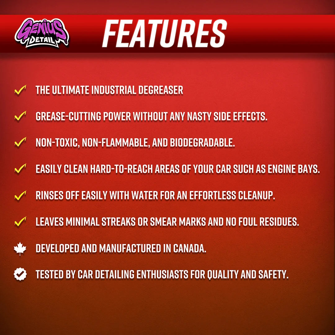 Genius Detail Greasy Clean