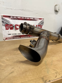 DG Custom Atv Electric Side Dump Bypass Pipe For BRP Can-Am Maverick X3