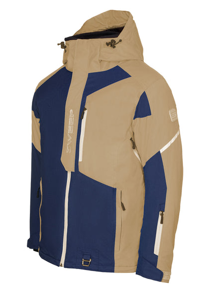 Sweep Recon Snowmobile Jacket (Dark Blue/Sand)