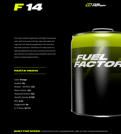 Fuel Factory F14 Race Fuel