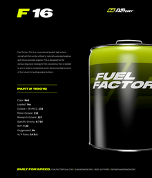Fuel Factory F16 Race Fuel