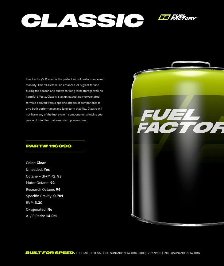 Fuel Factory Classic Race Fuel
