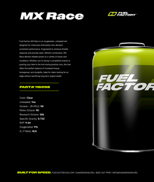 Fuel Factory MX RACE Race Fuel