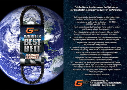 Gboost World Best Race Series Belt WBB302RS-G