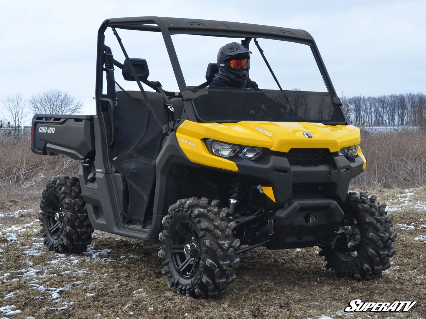 Superatv Half Windshield For BRP Can-Am Defender HD11